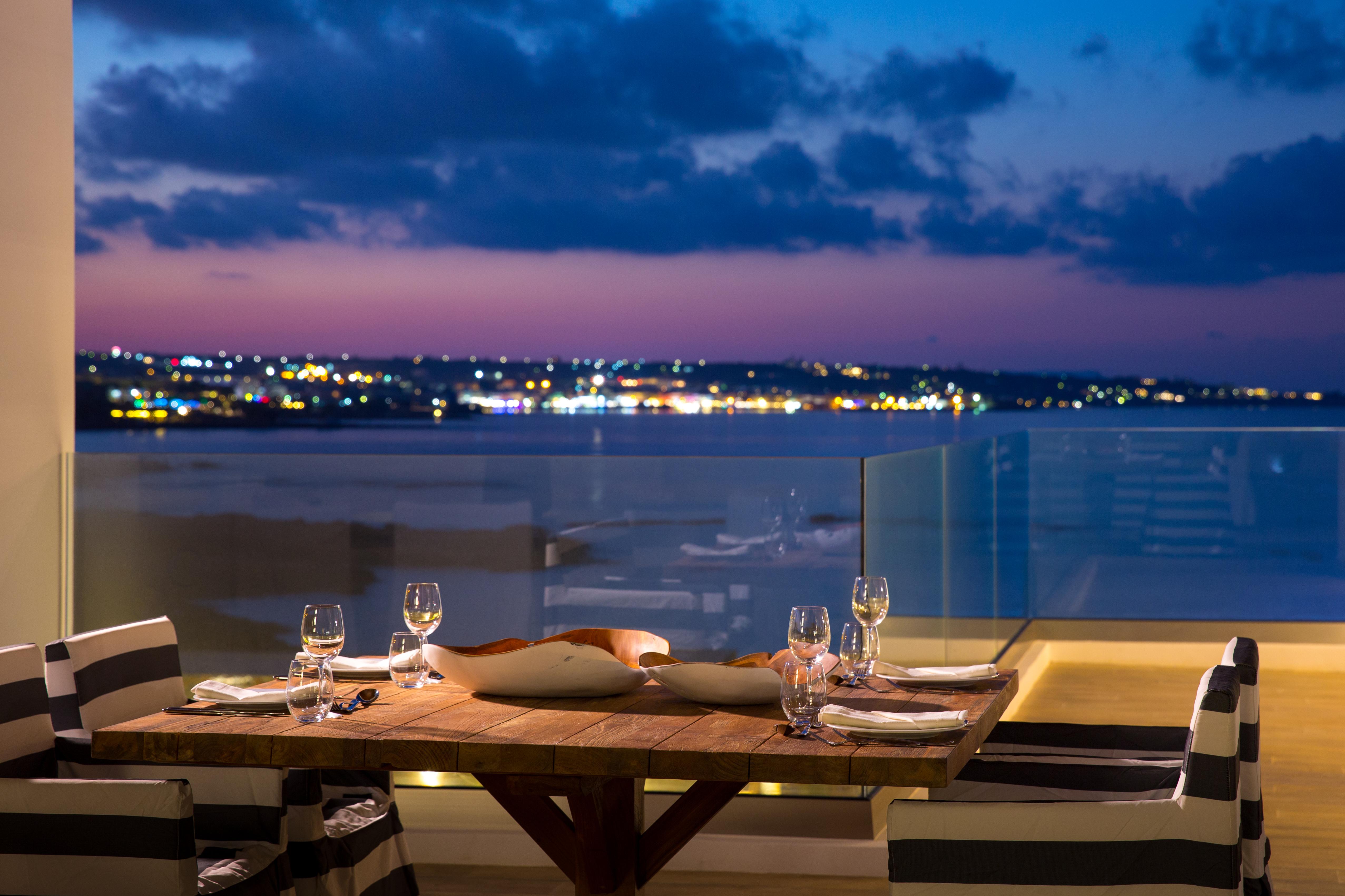Abaton Island Resort & Spa Hersonissos  Ngoại thất bức ảnh View from the restaurant